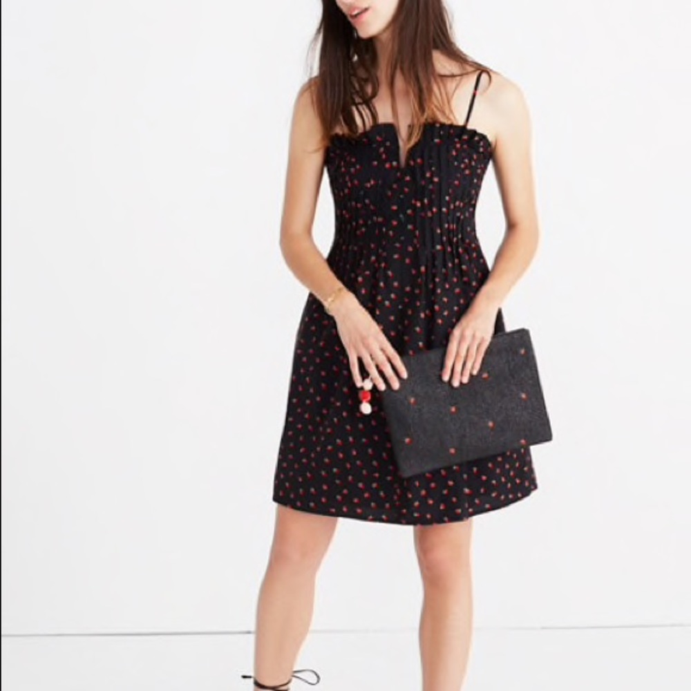 NWT MADEWELL PINTUCK STRAWBERRY DRESS (size 4)
